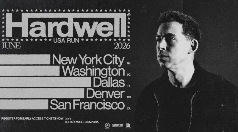 HARDWELL CONFIRMS FIVE-CITY NORTH AMERICAN RUN FOR 2026